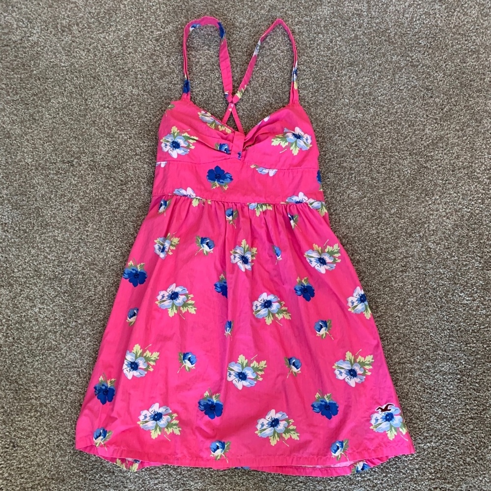 Pink Floral Hollister Dress